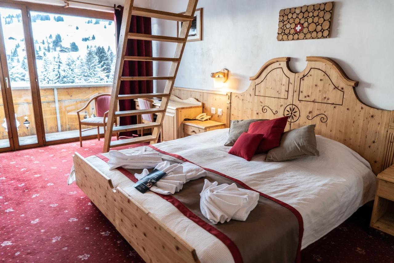 Hotel Le Relais Alpin Les Mosses ภายนอก รูปภาพ