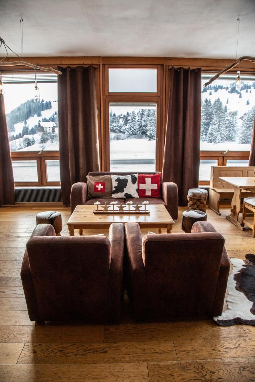 Hotel Le Relais Alpin Les Mosses ภายนอก รูปภาพ