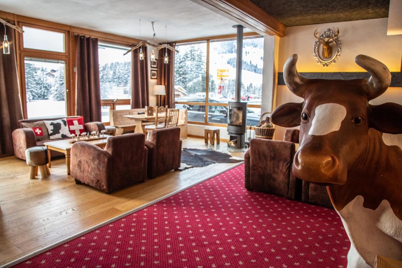 Hotel Le Relais Alpin Les Mosses ภายนอก รูปภาพ