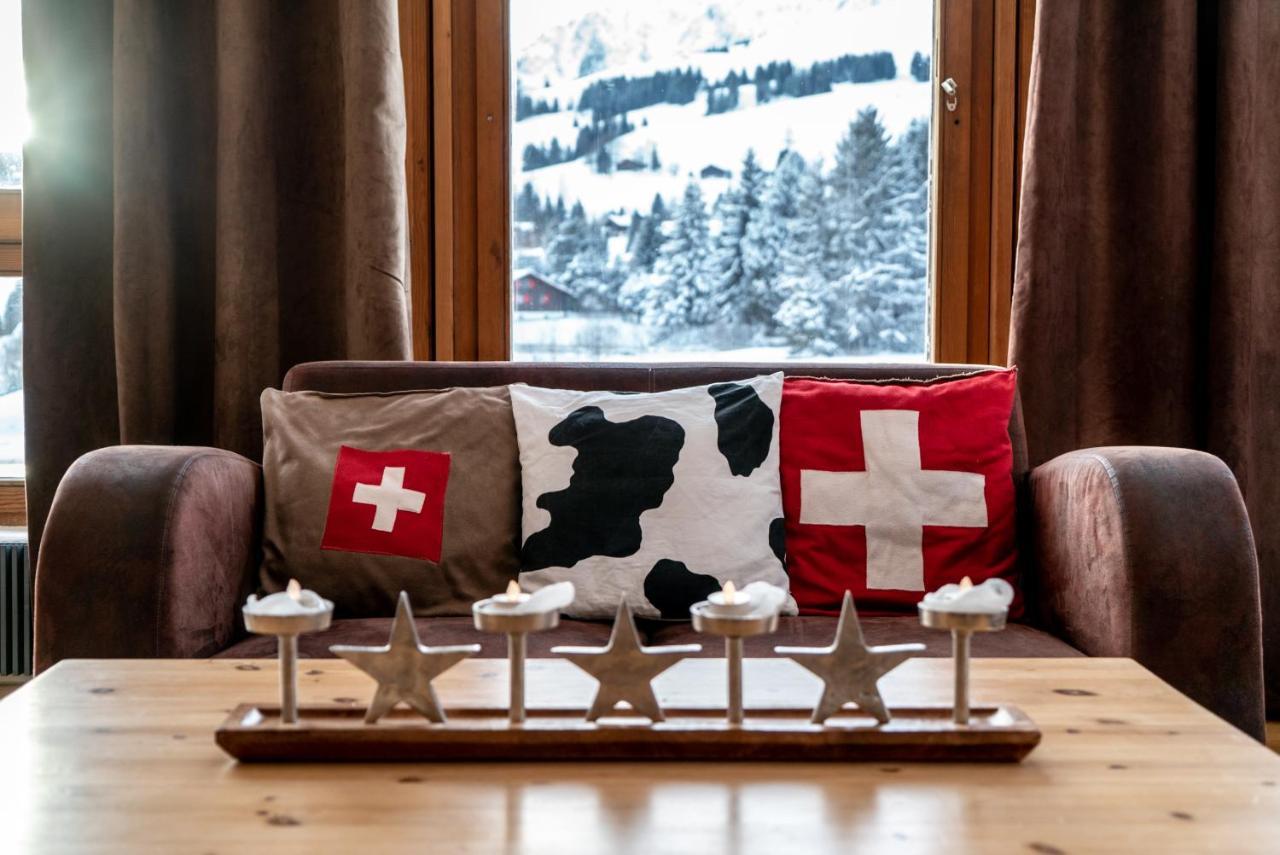 Hotel Le Relais Alpin Les Mosses ภายนอก รูปภาพ