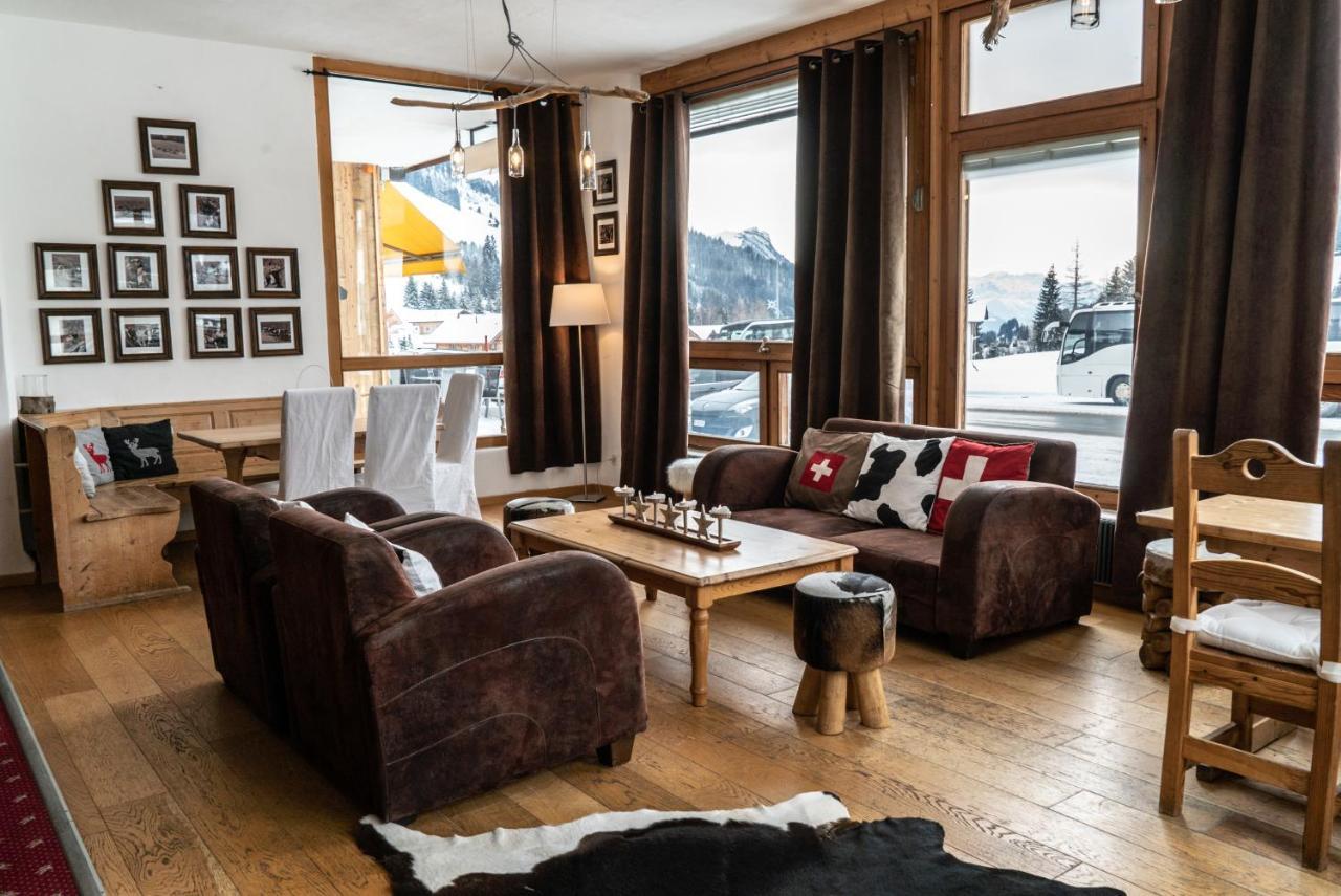 Hotel Le Relais Alpin Les Mosses ภายนอก รูปภาพ